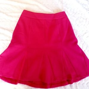 Banana Republic pink flounce skirt